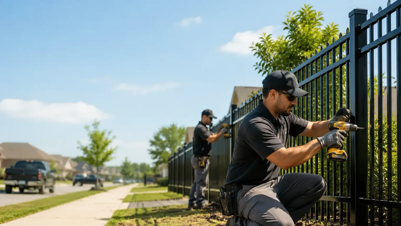Metal Fence Installation in Poole, KY